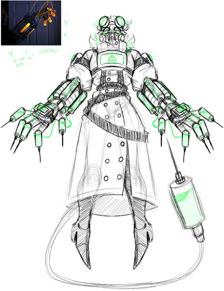 Azalea Hemlock - Sketch